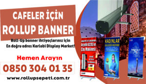 Cafeler İçin Rollup Banner