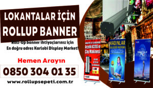 Lokantalar İçin Rollup Banner