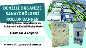 Denizli Organize Sanayi Bölgesi Rollup Banner