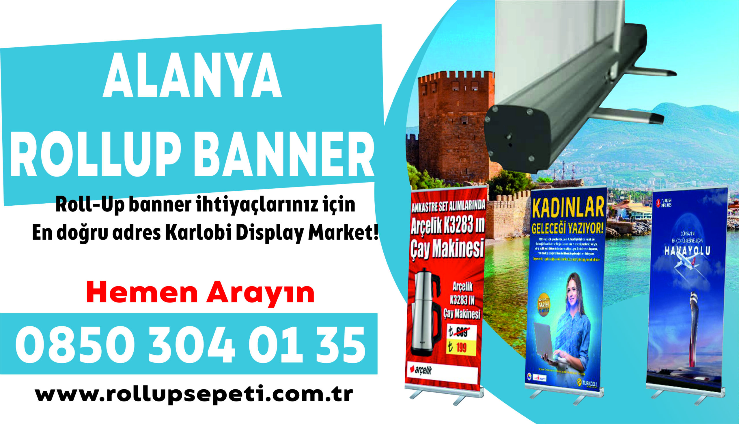 Alanya Rollup Banner