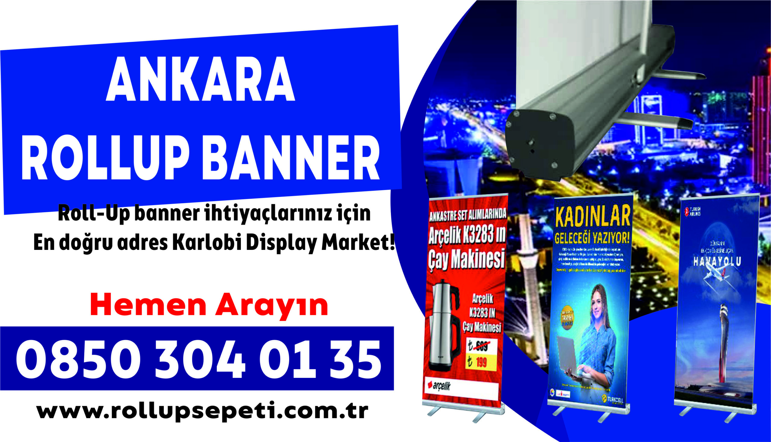 Ankara Rollup Banner