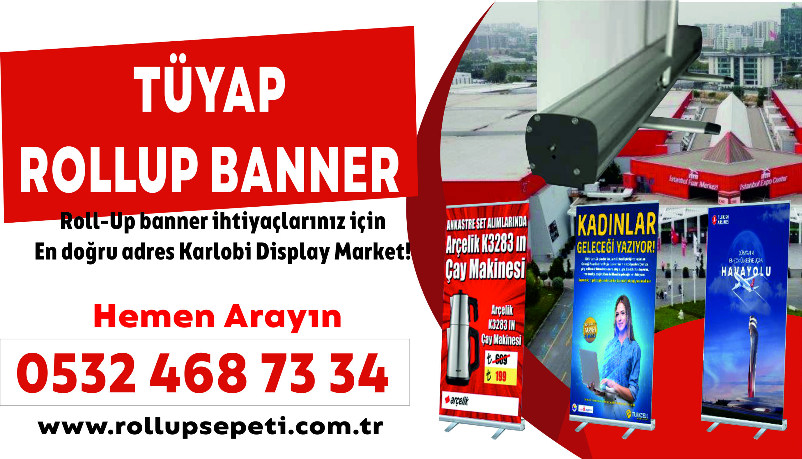 TÜYAP Rollup Banner