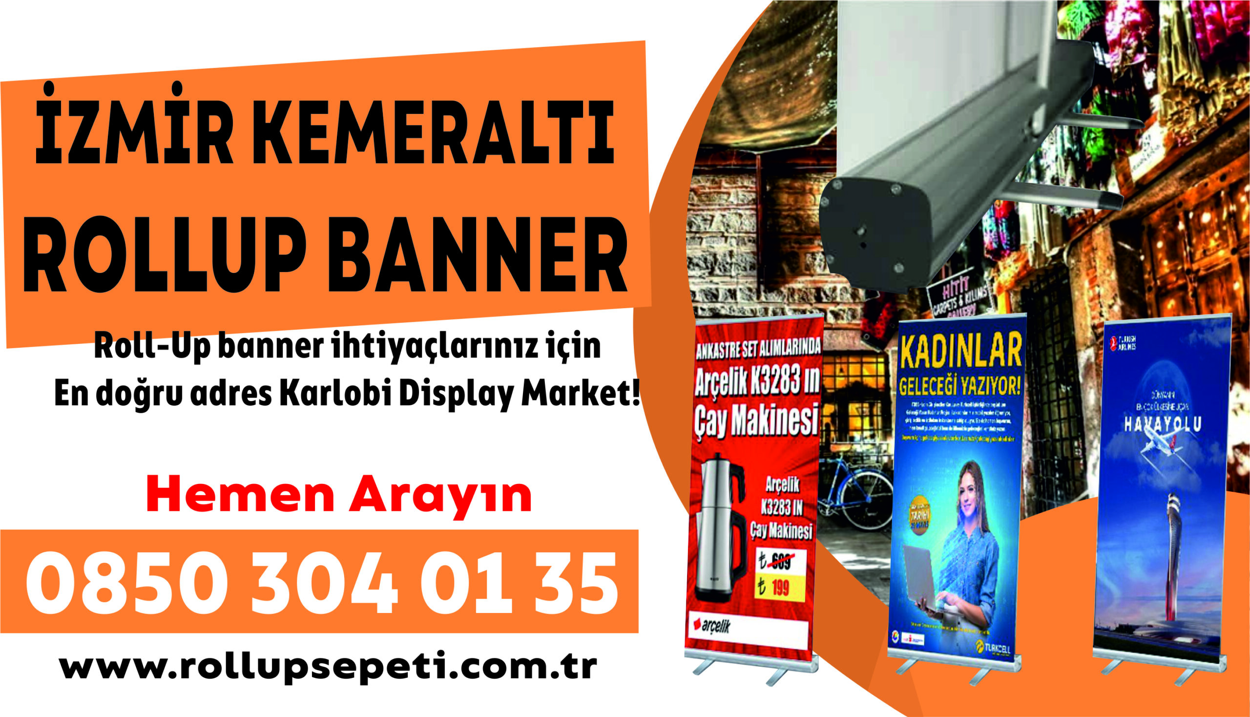 İzmir Kemeraltı Rollup Banner