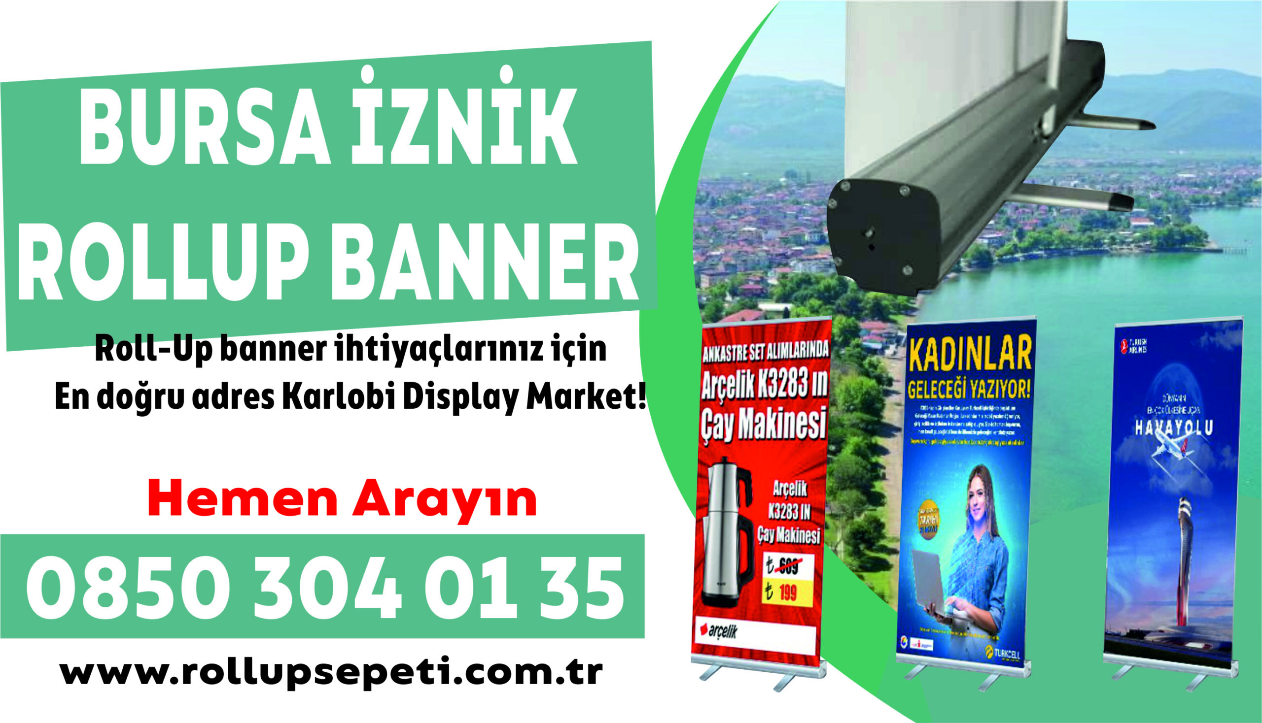 Bursa İznik Rollup Banner