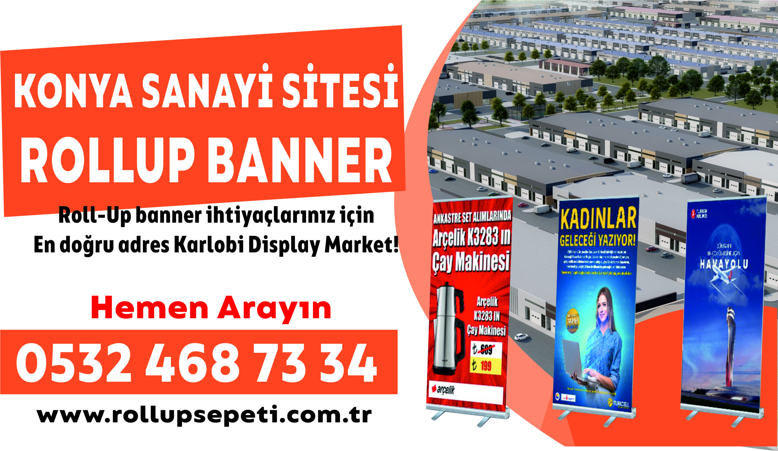 Konya Sanayi Sitesi Rollup Banner