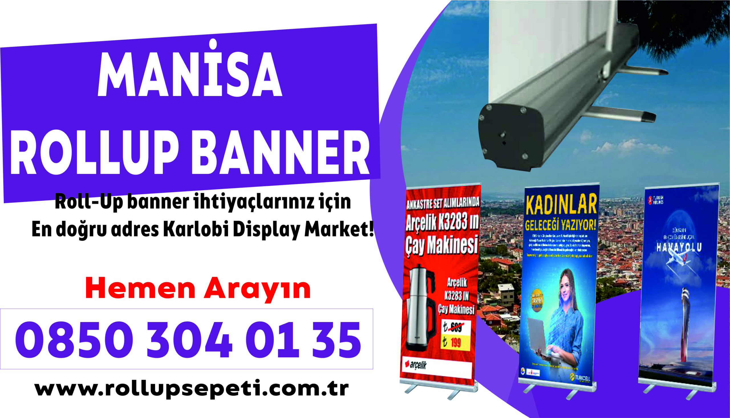 Manisa Rollup Banner