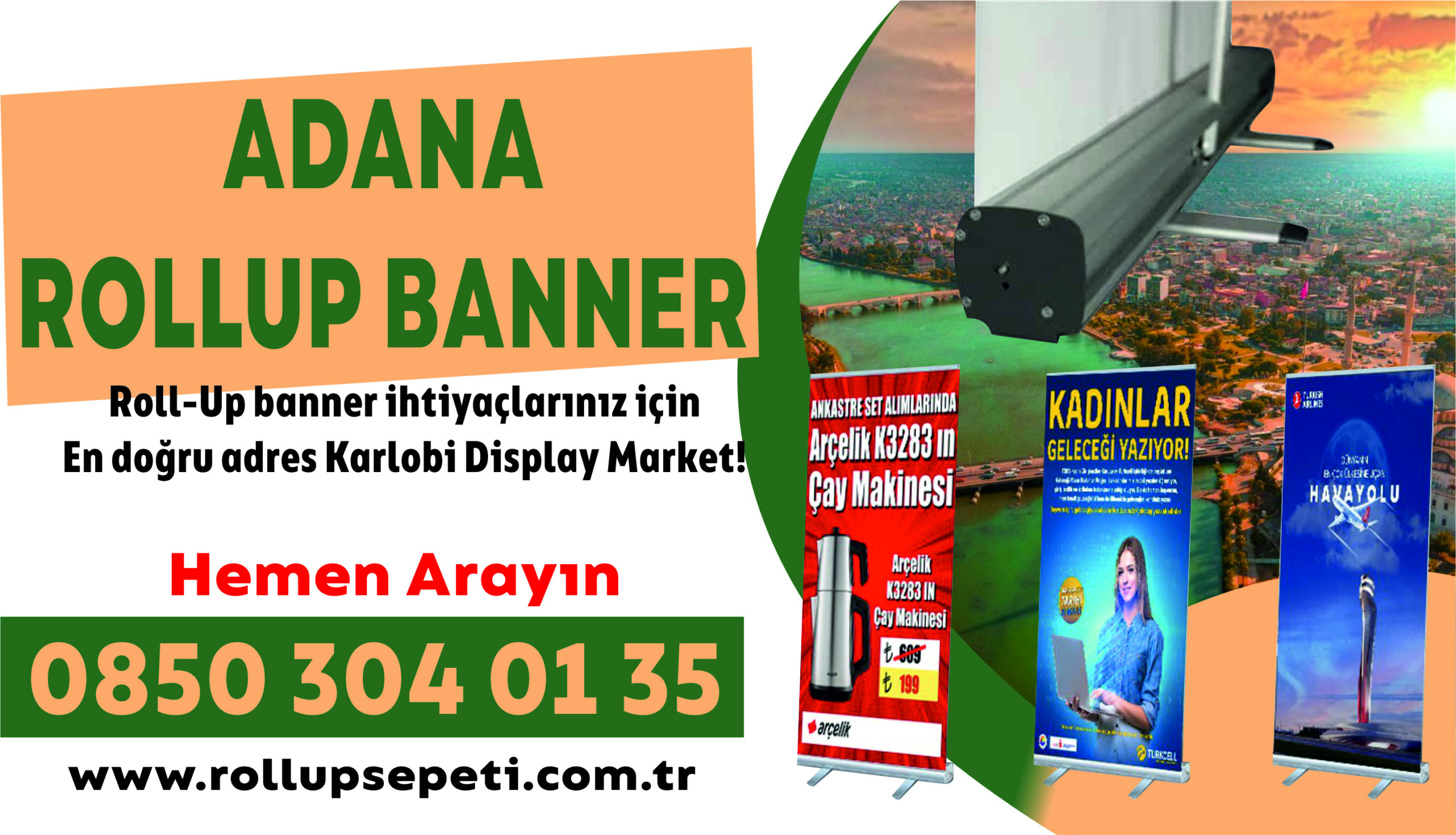 Adana Rollup Banner