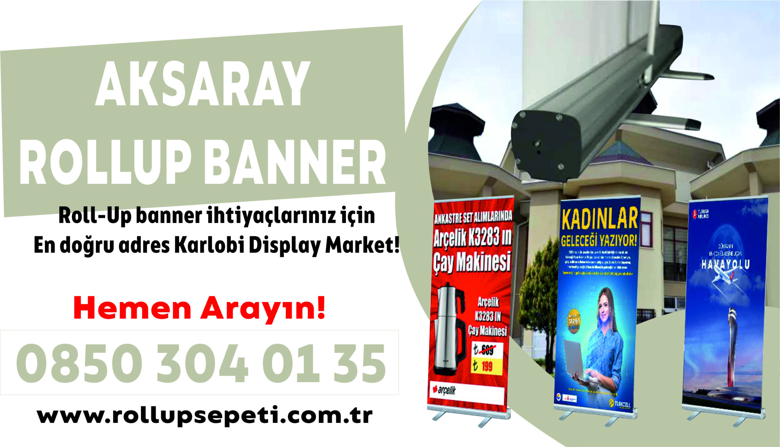 Aksaray Rollup Banner