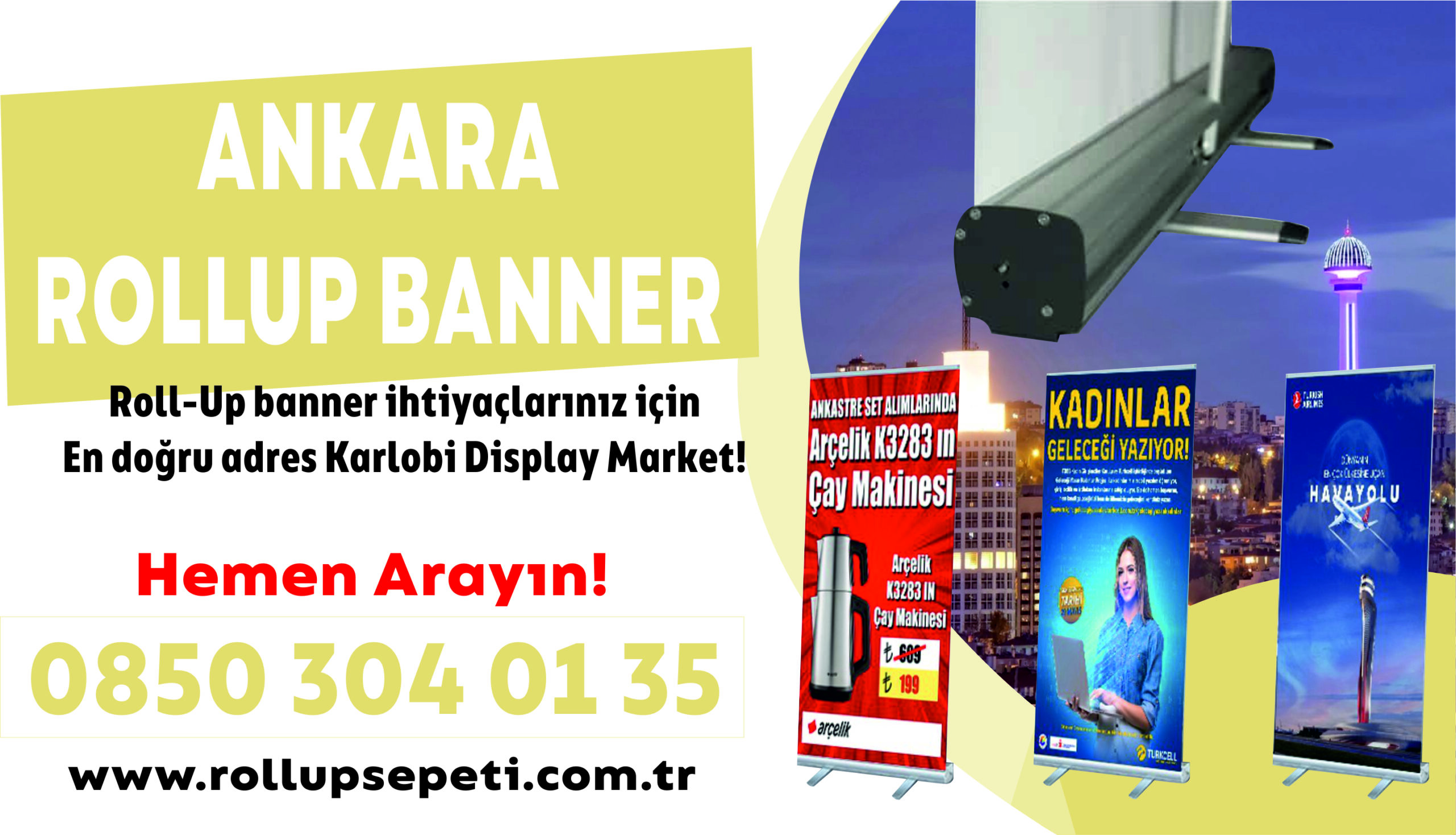 Ankara Rollup Banner
