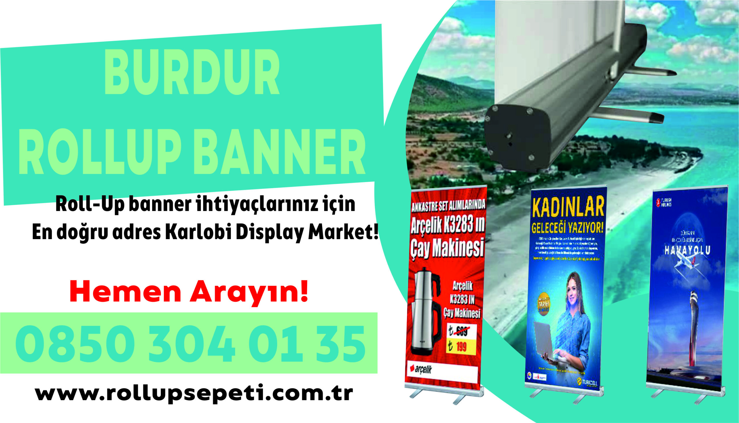 Burdur Rollup Banner
