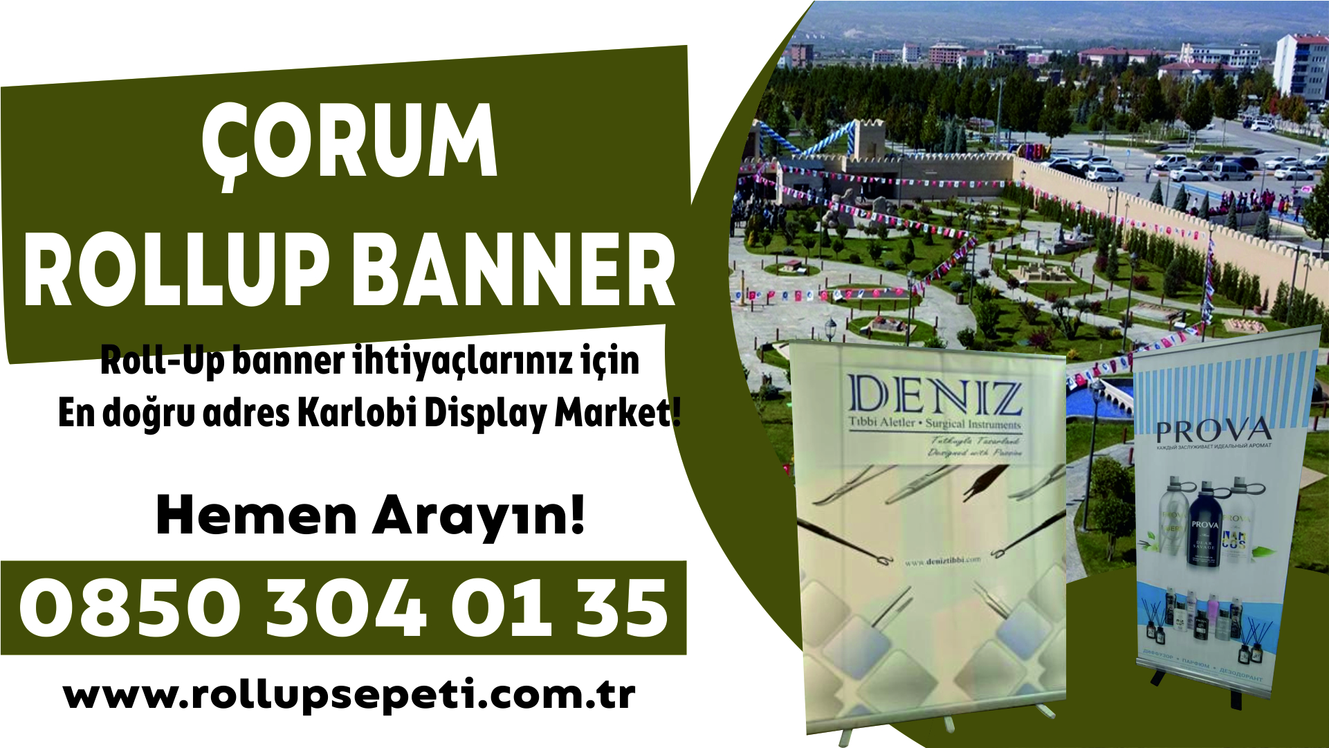 Çorum Rollup Banner