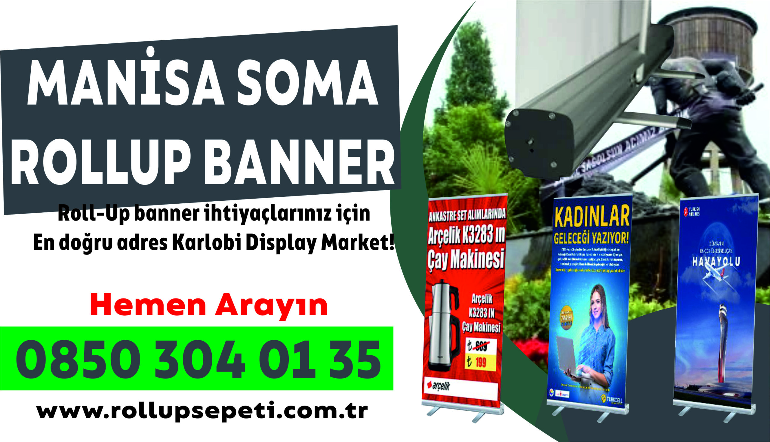 Manisa Soma Rollup Banner