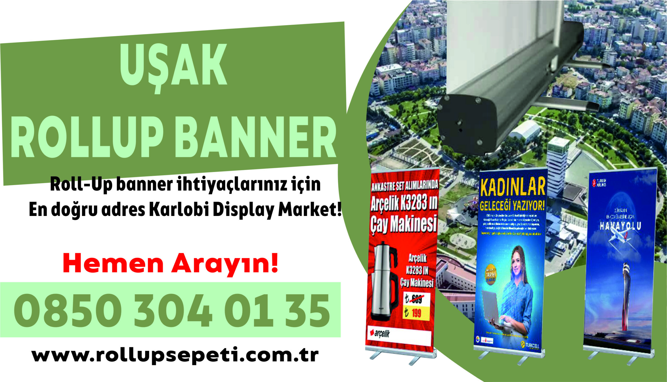 Uşak Rollup Banner