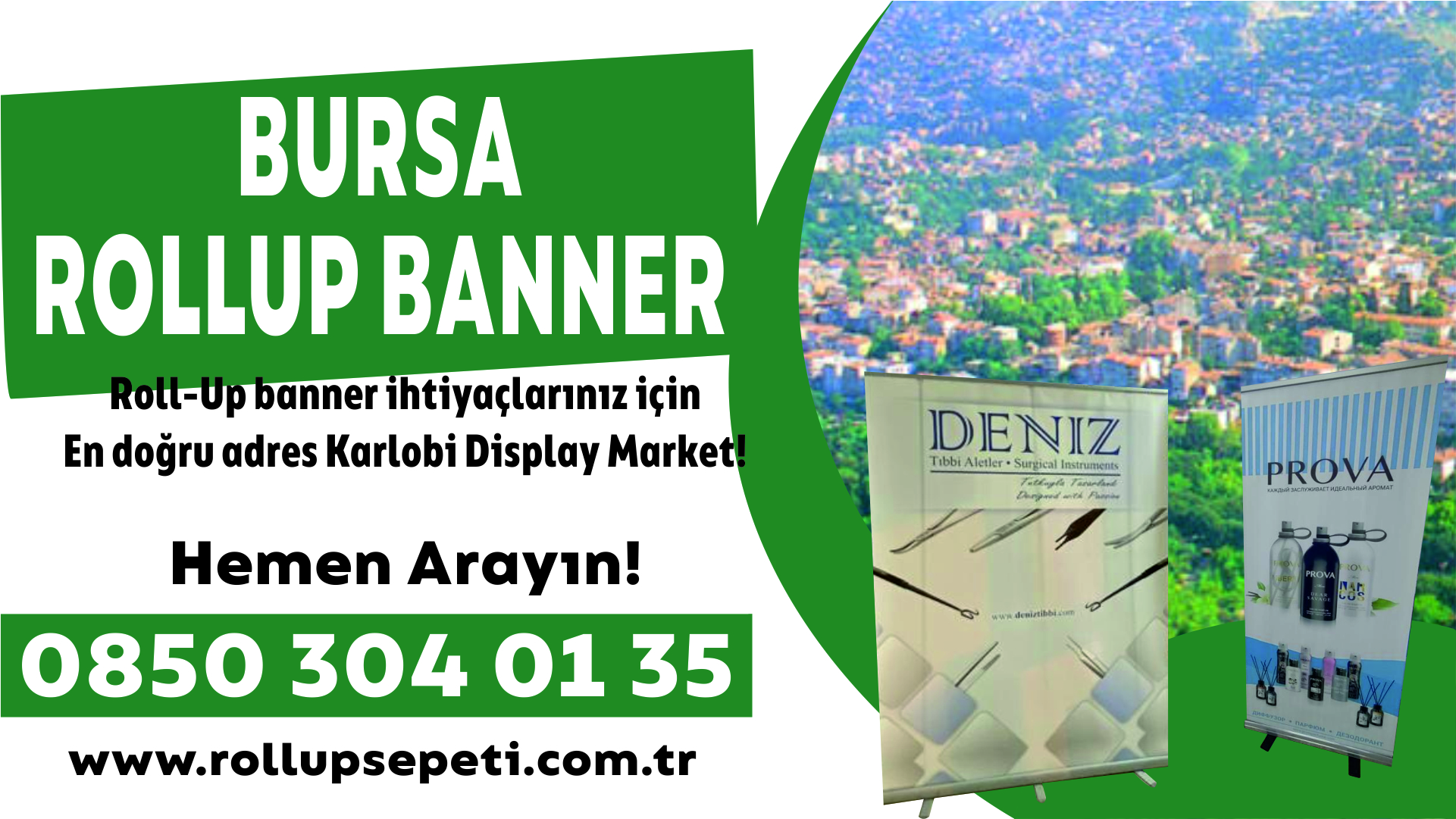 Bursa Rollup Banner