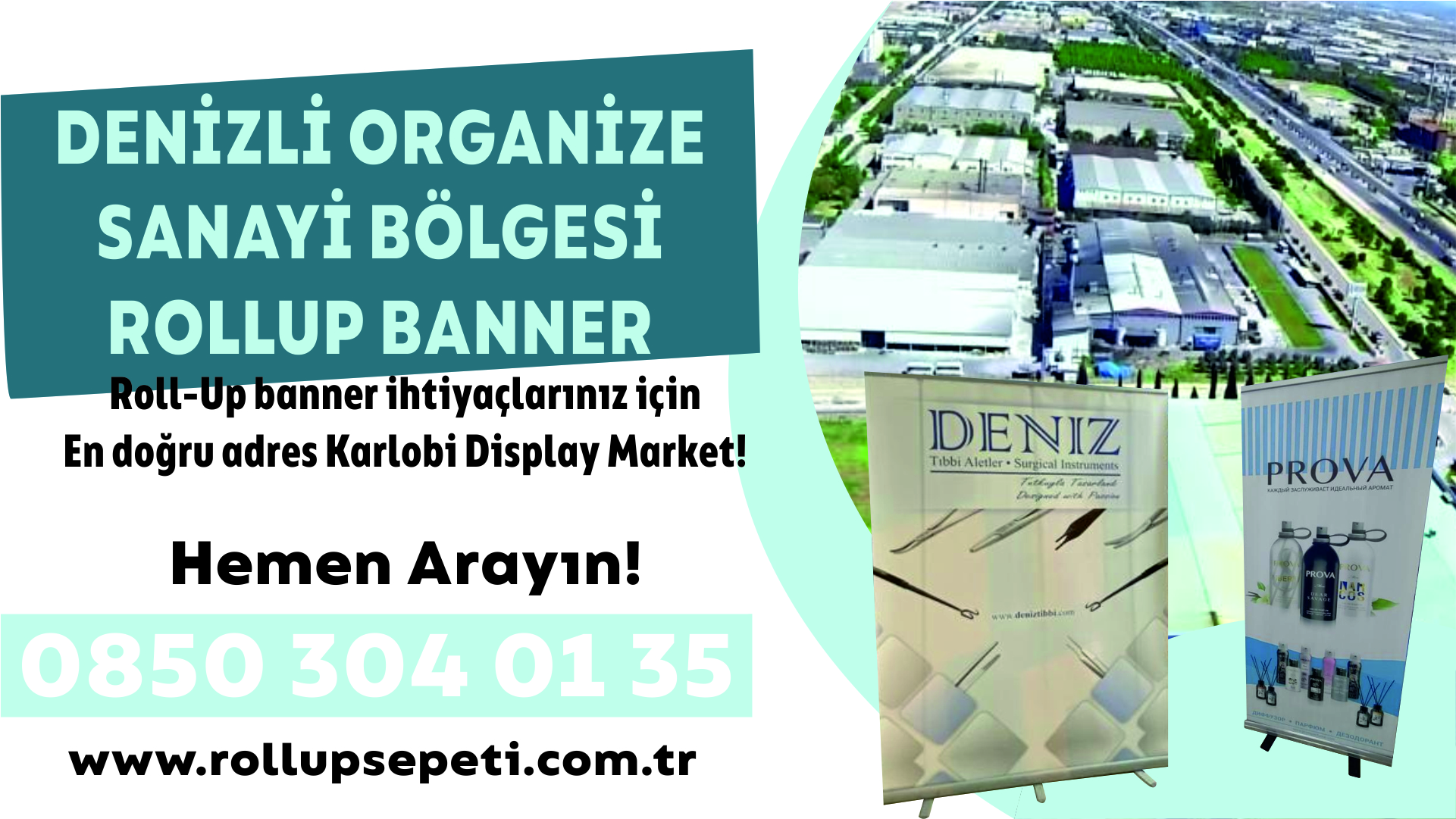 Denizli Organize Sanayi Bölgesi Rollup Banner