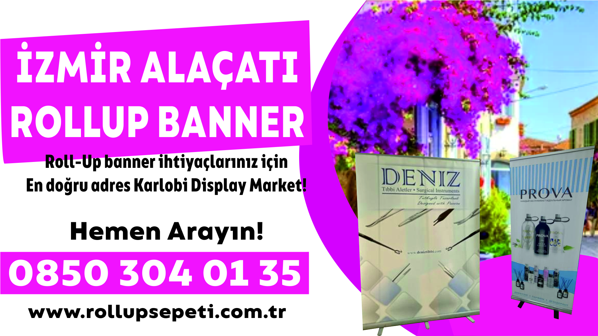 İzmir Alaçatı Rollup Banner