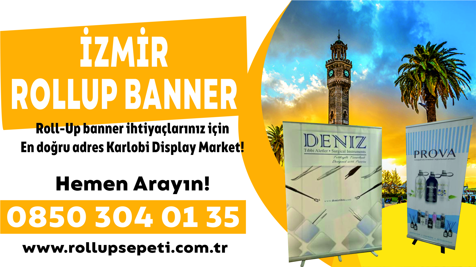 İzmir Rollup Banner