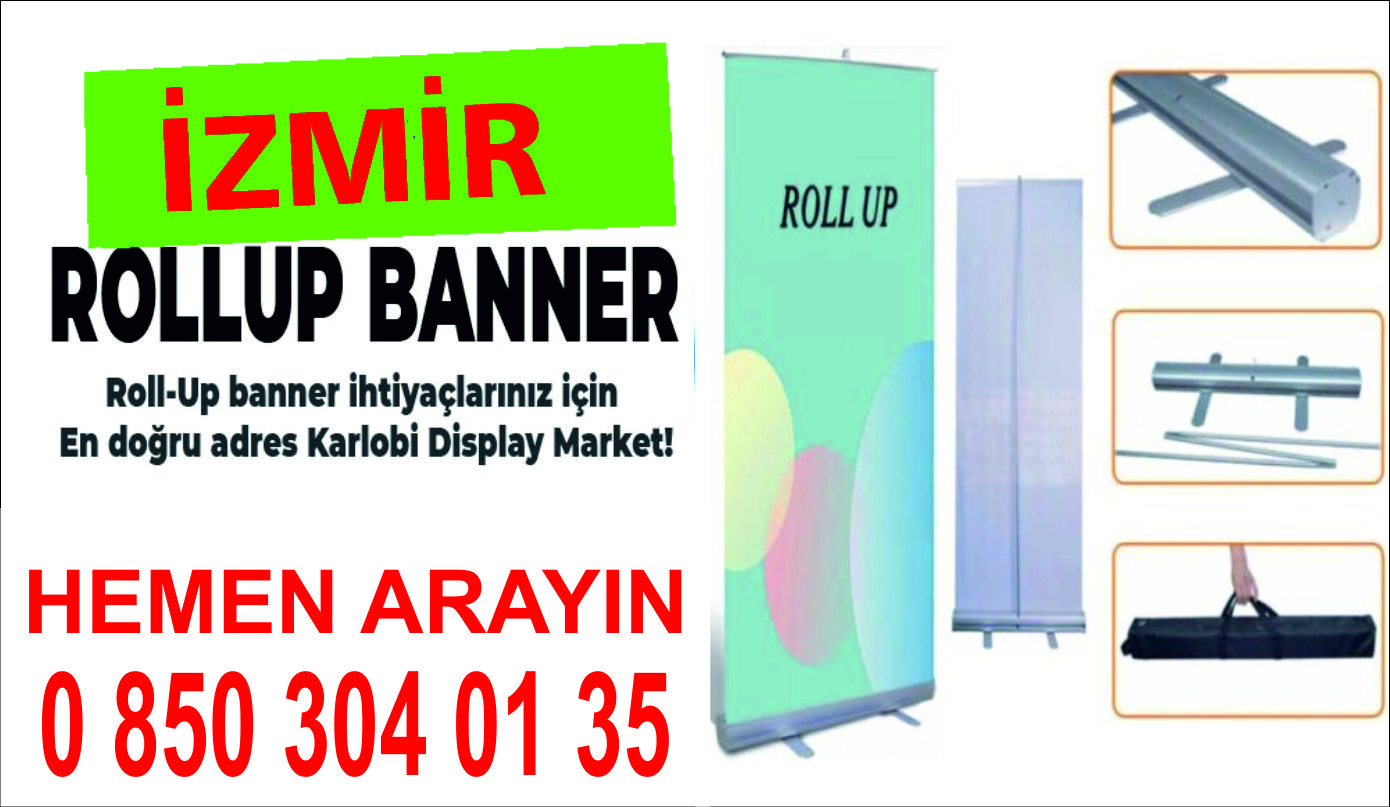İzmir rollup banner, izmir rollup banner firmaları, izmirde rollup satan firmalar