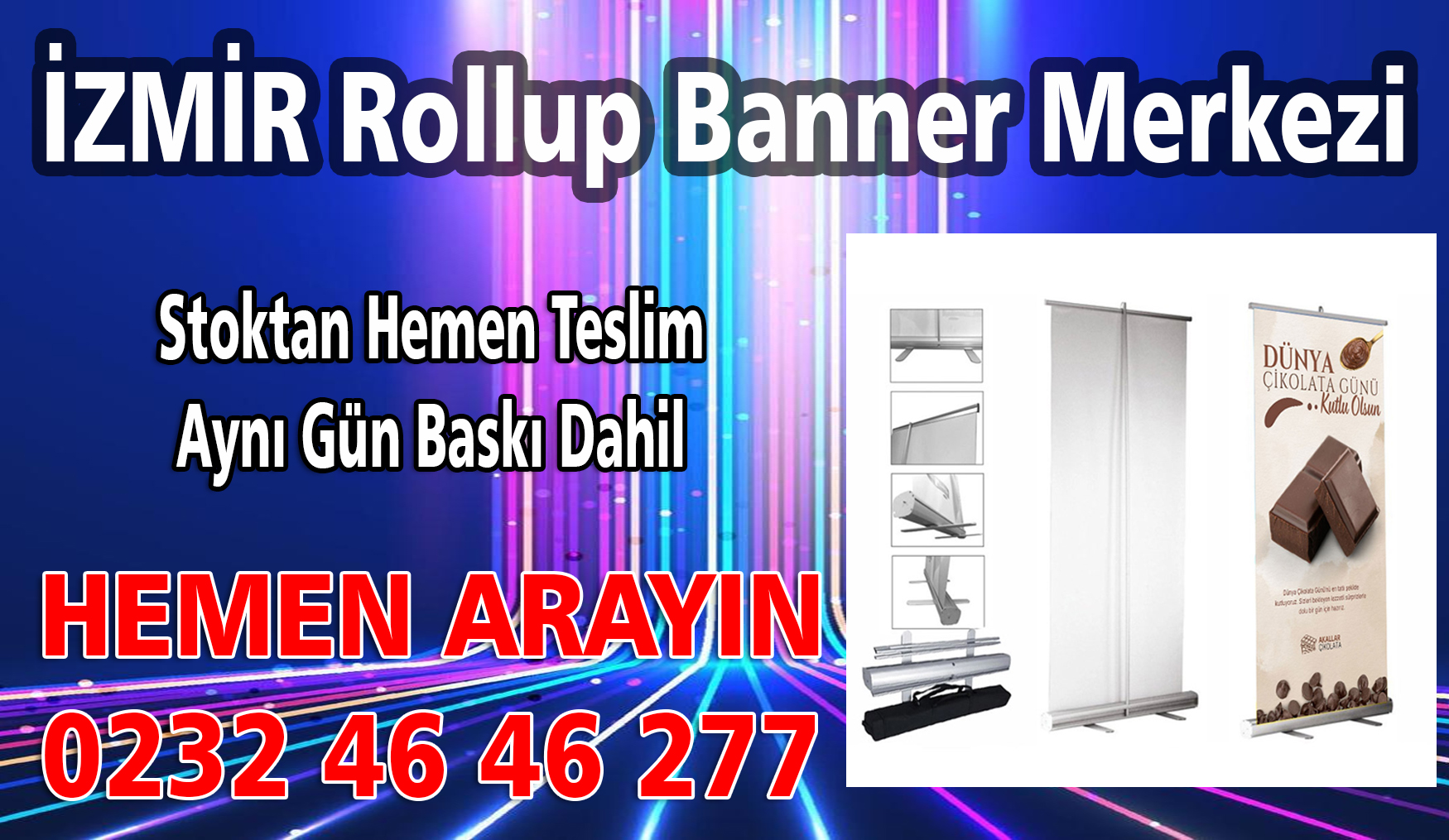 İzmir Rollup Banner izmirde rollup satışı izmirin rollupcusu